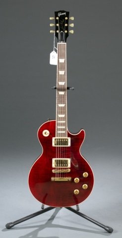 A Gibson Les Paul standard plus guitar, Serial #: (1 of 5)