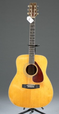 A Yamaha FG-360 acoustic guitar. c.1970's (1 of 2)