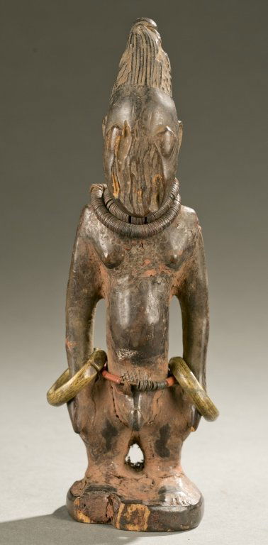 Yoruba male Ibeji figure, 20th c. (1 of 4)