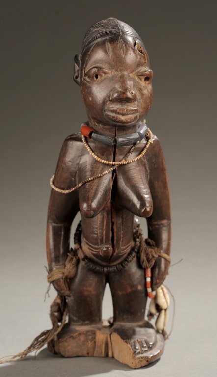Yoruba Ibeji female figure, first half 20th c. (1 of 5)