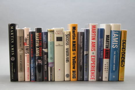 17 signed books: Martin Amis, mostly firsts.: Amis, Martin. 17 Signed Books, mostly 1st edition or 1st American edition. ++ 2 editions: Martin Amis. THE INFORMATION. Flamingo/HarperCollins, (1995); and NY: Harmony Books (1995). ++ 2 editions: