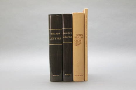 4 signed limited editions: John Barth.: Barth, John. 4 Signed Limited Editions. ++ TODD ANDREWS TO THE AUTHOR: A LETTER FROM LETTERS. Northridge, CA: Lord John Press, 1979. Total of 350 issued; #159 of 350 signed by Barth. Consists of an