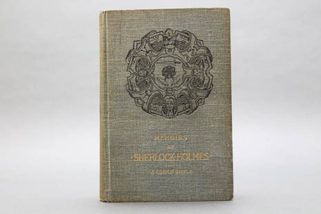 Doyle. MEMOIRS OF SHERLOCK HOLMES. 1894. 1st US ed: Doyle, Arthur Conan. MEMOIRS OF SHERLOCK HOLMES. Harper & Brothers, 1894. 1st American edition. Includes “The Card-Board Box” (Adventure XIV), which the publisher excluded from the 1st English