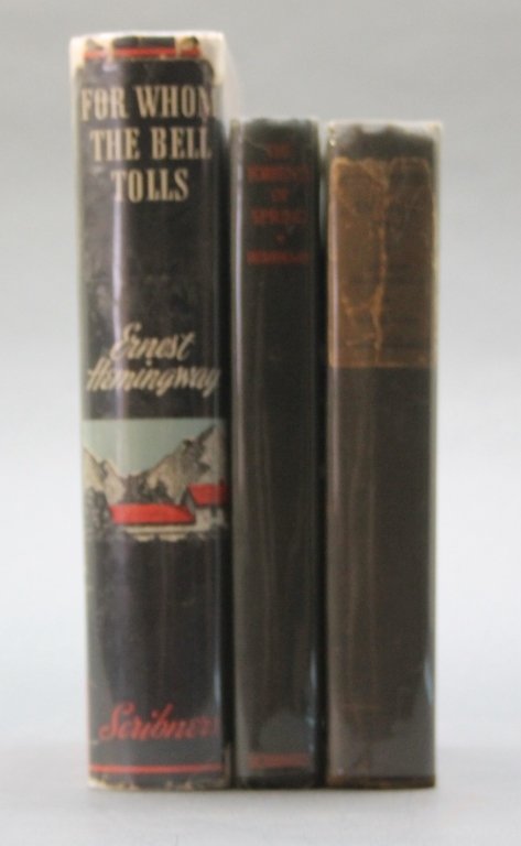 3 Books incl FOR WHOM THE BELL TOLLS. 1st issue dj (1 of 4)