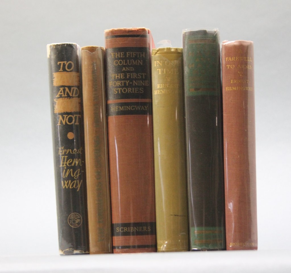 6 Books incl: Ernest Hemingway, THE FIFTH COLUMN. (1 of 7)