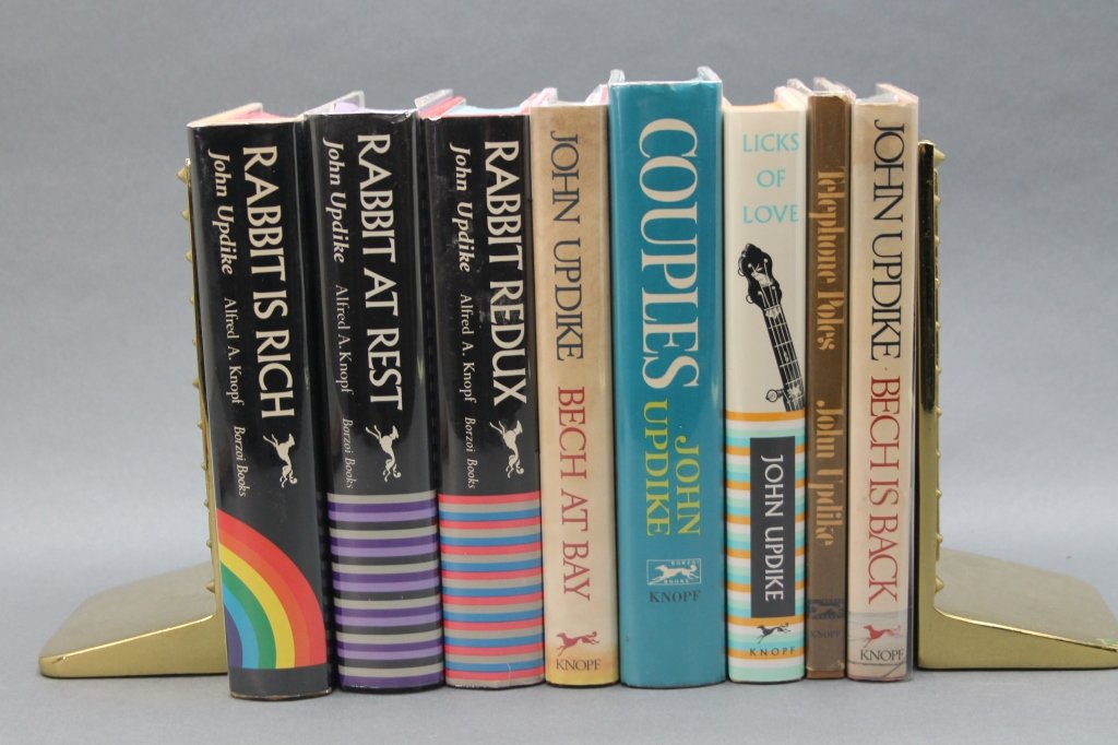 8 books signed by John Updike. (1 of 4)