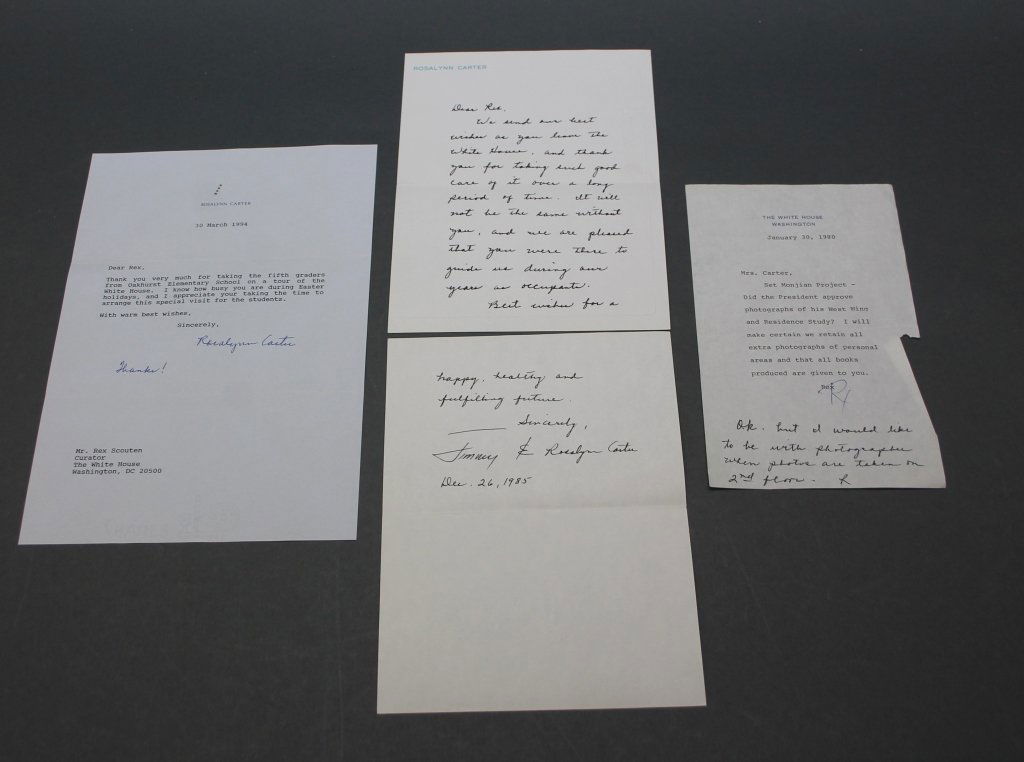 3 items signed by Rosalynn Carter: ALS, TLS, ANS. (1 of 5)