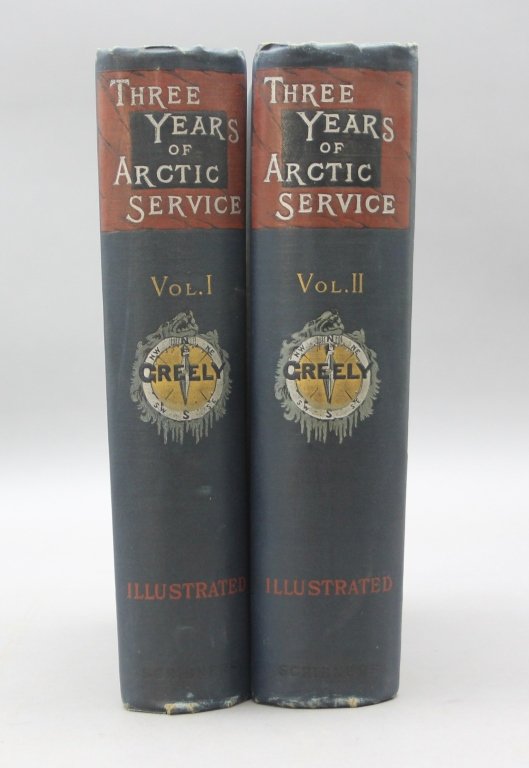 Greely. THREE YEARS OF ARCTIC SERVICE. 2 Vols 1886 (1 of 6)