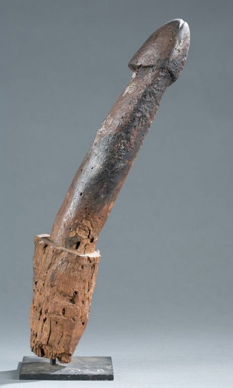 A Fon wooden phallus (1 of 3)