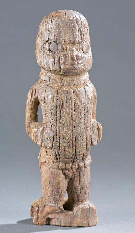A Benin style ivory figure. (1 of 5)