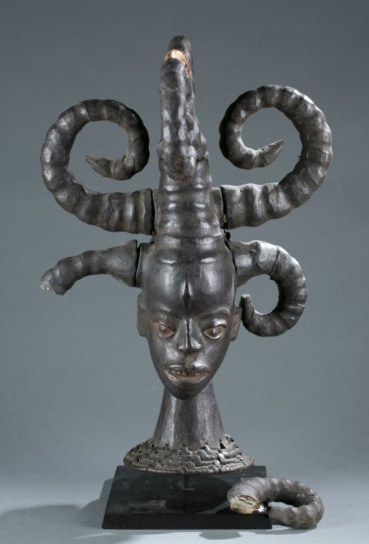 An Ejagham mask. (1 of 5)