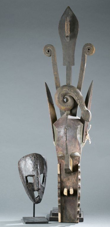 A headdress and mask. (1 of 9)