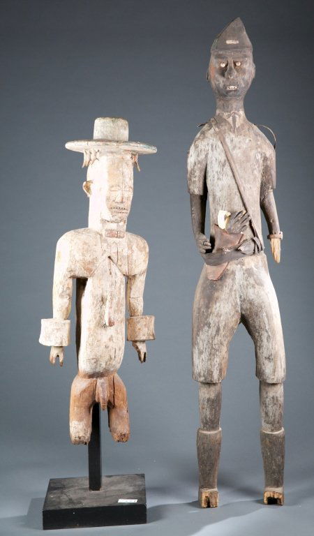 A group of two standing figures. (1 of 6)