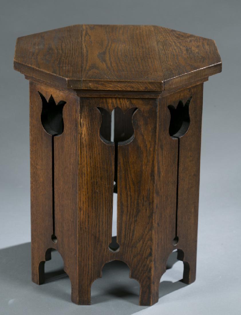 Liberty & Co. style arts and crafts tabouret. (1 of 3)