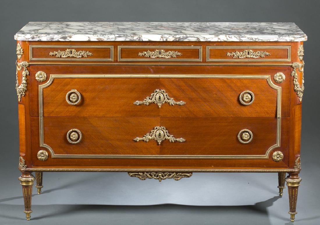 Louis XVI style commode / chest on legs. (1 of 6)