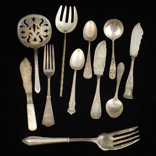Sterling Flatware Grouping,