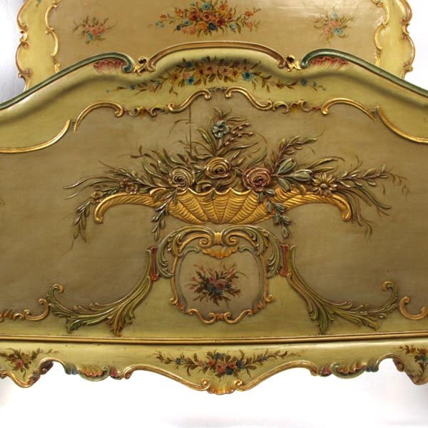 Rococo Style Painted Bedroom Suite - 3
