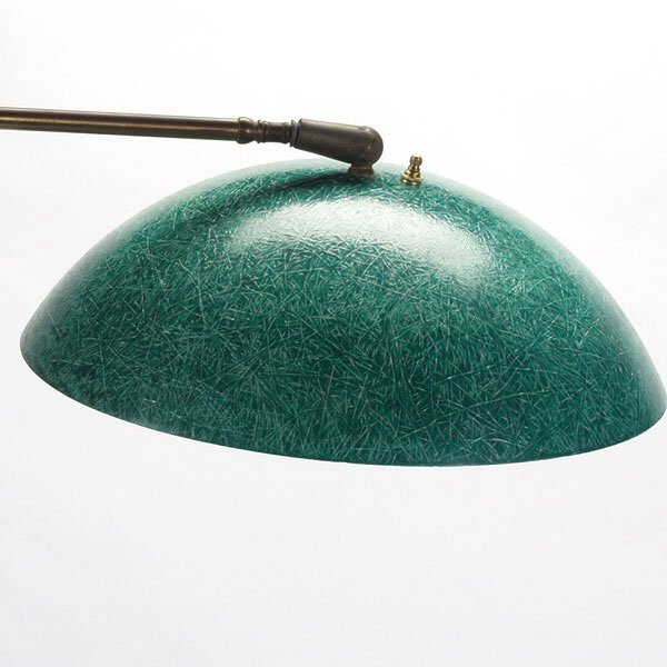 Floor Lamp with double Fiberglass Shades - 2