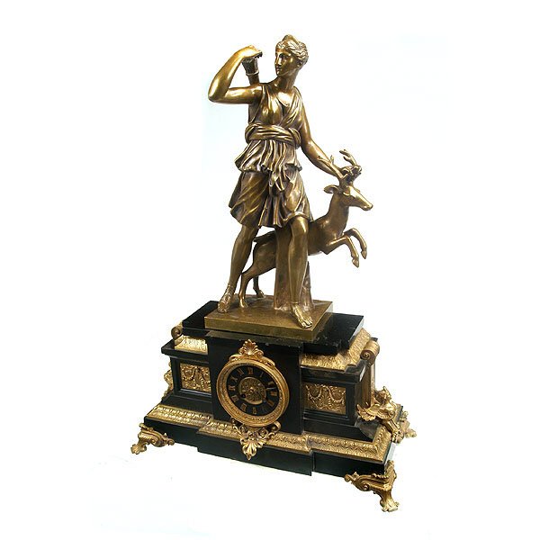 Neo Classical Style Mantle Clock