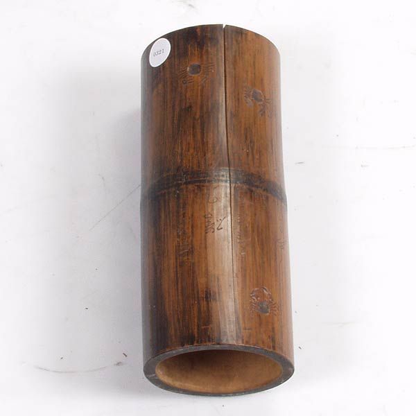 Antique Japanese Bamboo Flower pot - 5