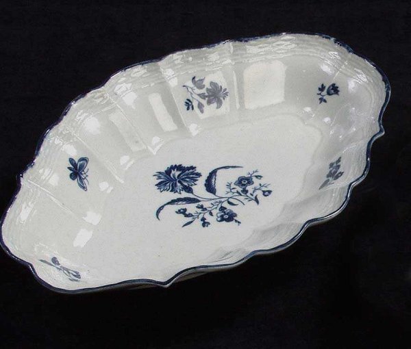 Worcester Oval Dishes Circa 1770s - 2
