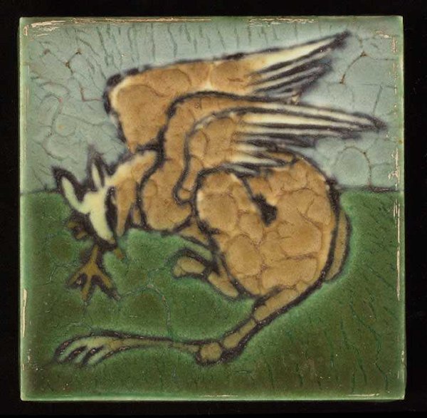 Grueby/Pardee Alice In Wonderland Tile
