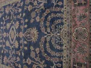 Turkish: Turkish Antique Navy 8'8" x 11'10