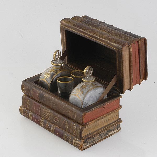 Novelty Book Form Decanter Set