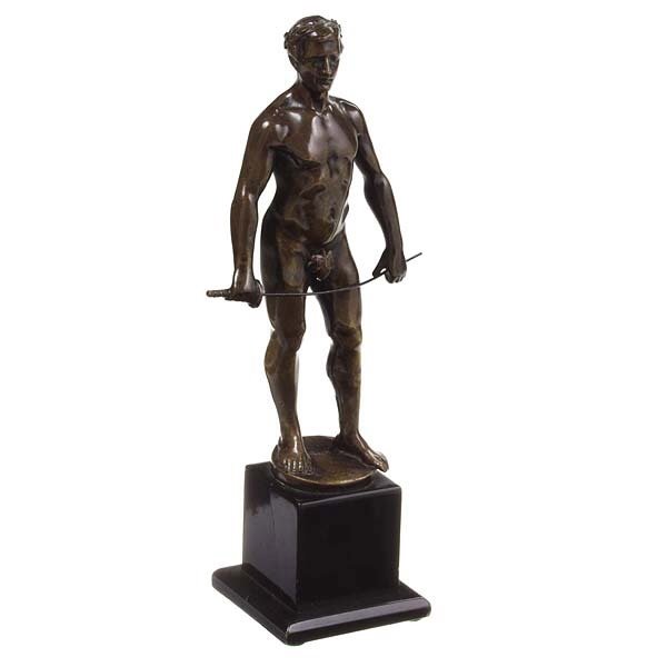 Classical Bronze of Figure with sword