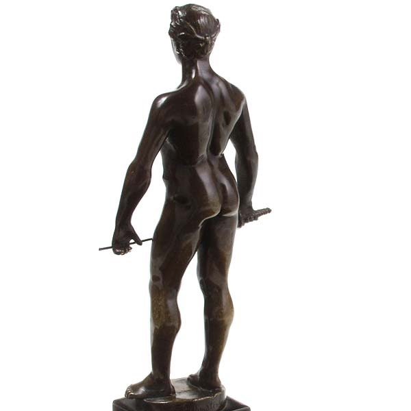 Classical Bronze of Figure with sword - 2