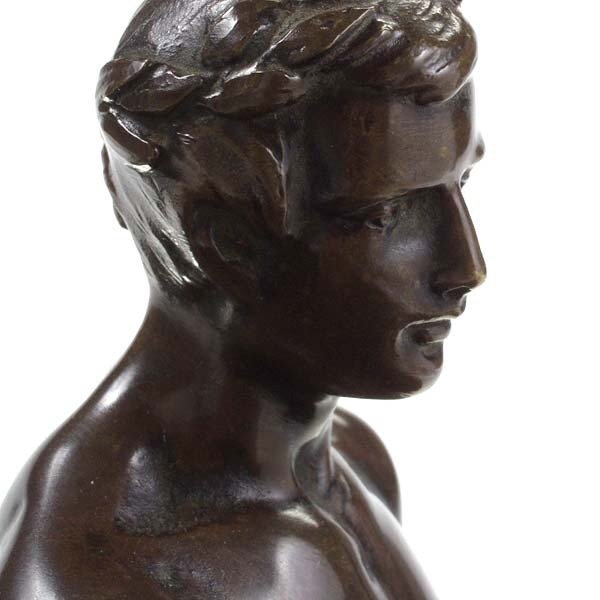 Classical Bronze of Figure with sword - 4