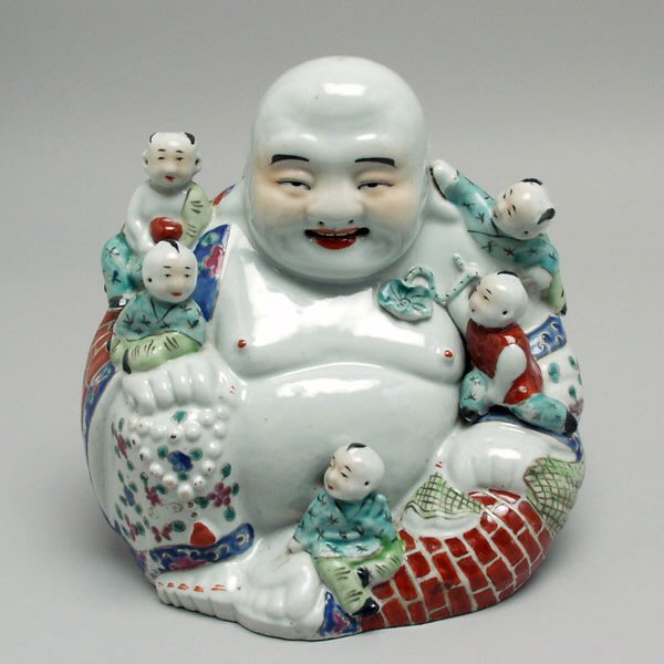 Chinese Porcelain Figure of A Laughing Putai