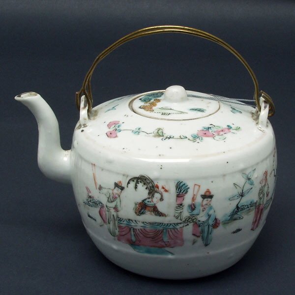Chinese Porcelain Teapot, Circa 1900,