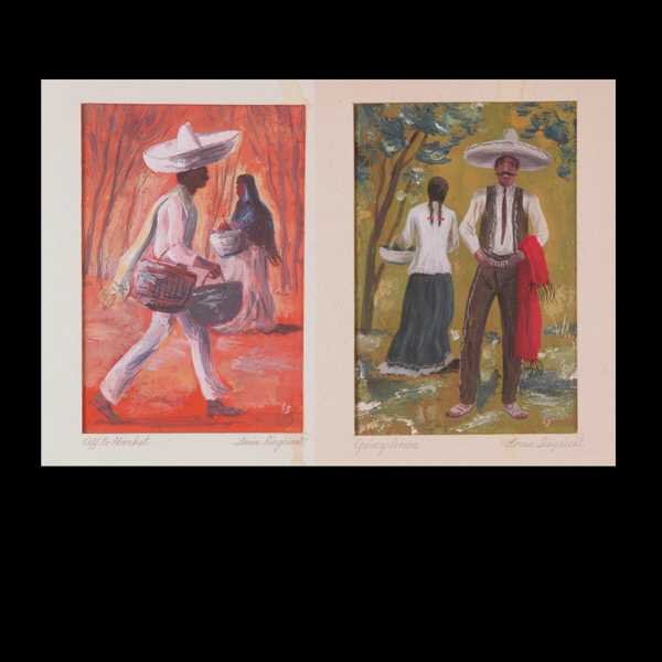 Siegriest, Two Mexican Scenes, Painting