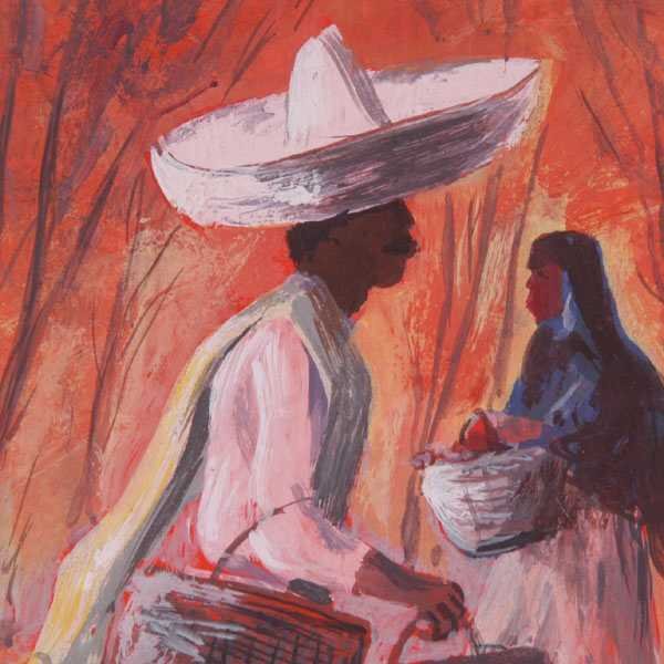Siegriest, Two Mexican Scenes, Painting - 3