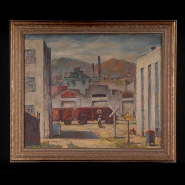 Jean Kalisch-Potrero St SF-Oil Painting