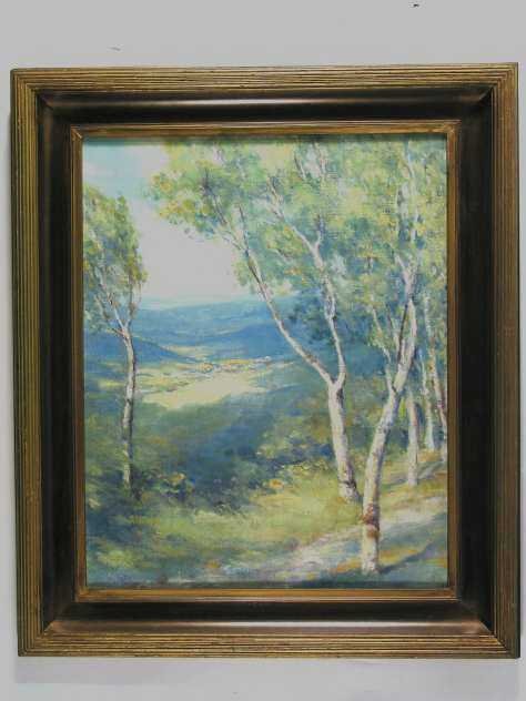 M B Kendall-View of Valley-Oil Painting