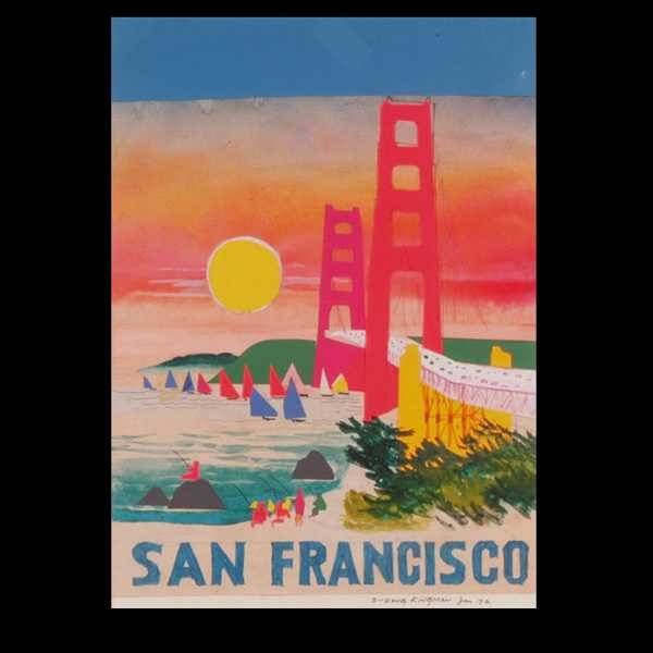 Dong Kingman, San Francisco, Collage.