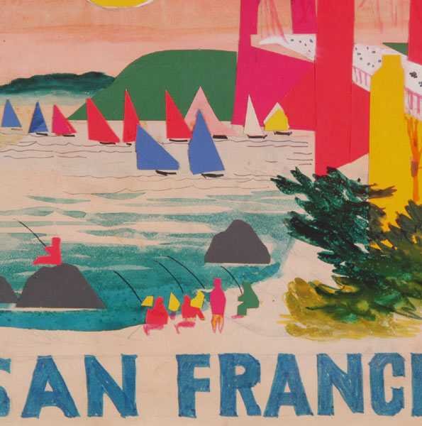 Dong Kingman, San Francisco, Collage. - 3