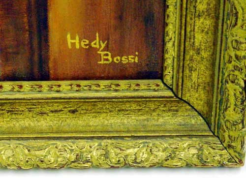 JFK's signed portrait oil painting; - 3