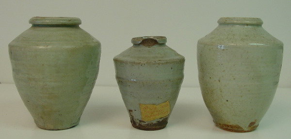 Chinese Celadon Jars.
