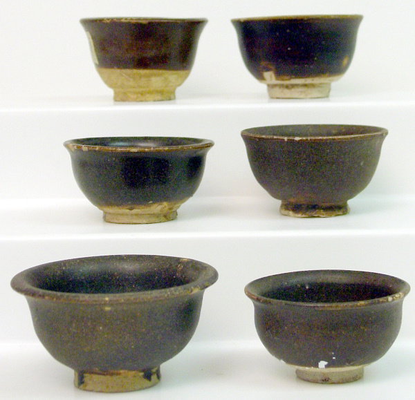Southeast Asian Brown Glazed Tea Bowls