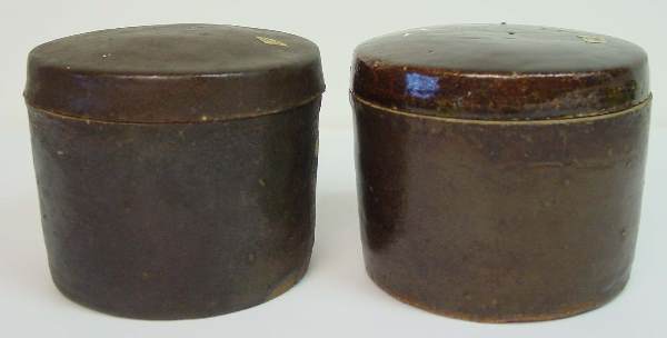 Southeast Asian Brown Glazed Boxes