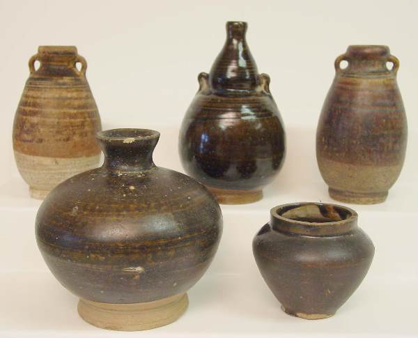 Southeast Asian Brown Glazed Ceramics