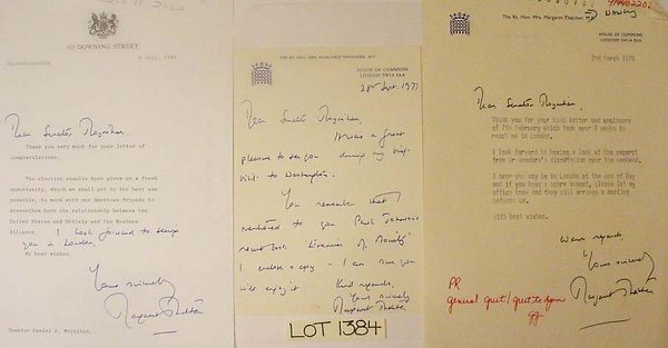 Margaret Thatcher, 3 Letters