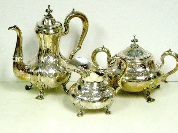 French Silver Coffee Set