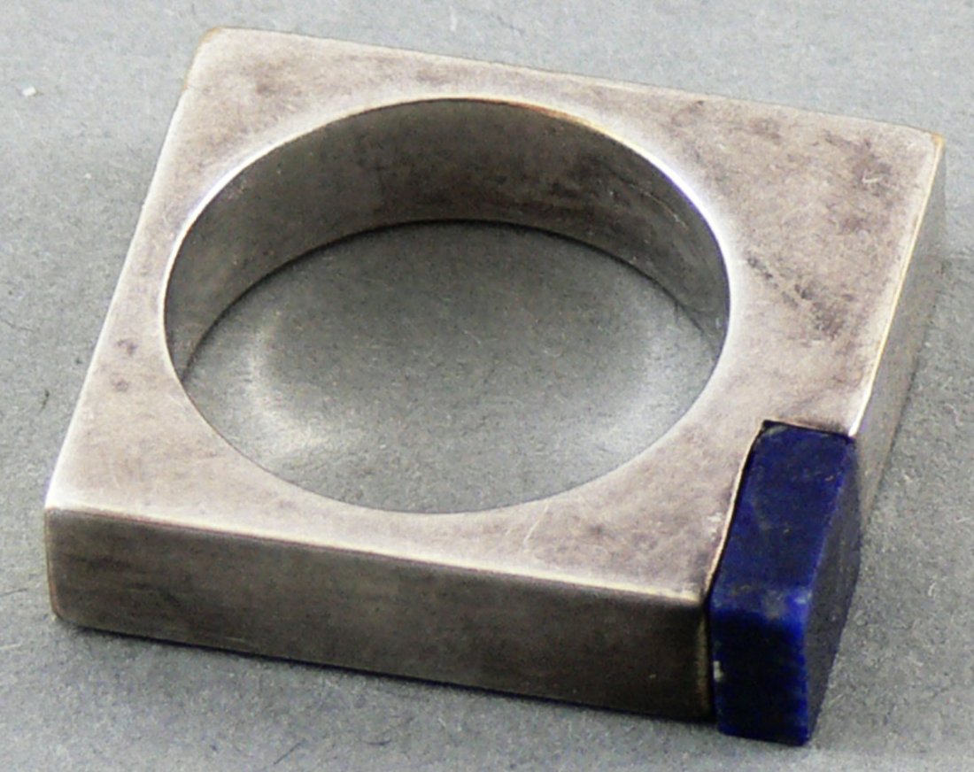Silber Ring mit Farbstein. Gr. 56: Silber Ring mit Farbstein. Gr. 56, Gewicht: ca. 13,7 g."