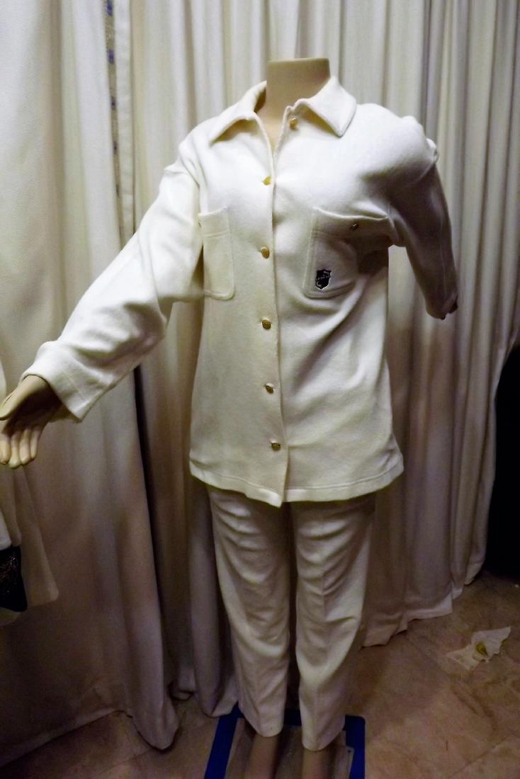 Escada Sport, Terry Velour Jacket and Pants, White (1 of 4)