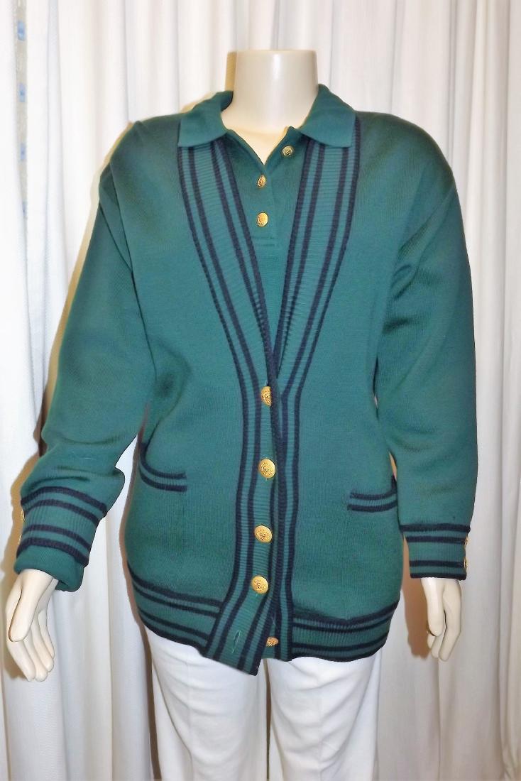 Escada Sport Polo Sweater and Jacket, Size Small 100% (1 of 3)