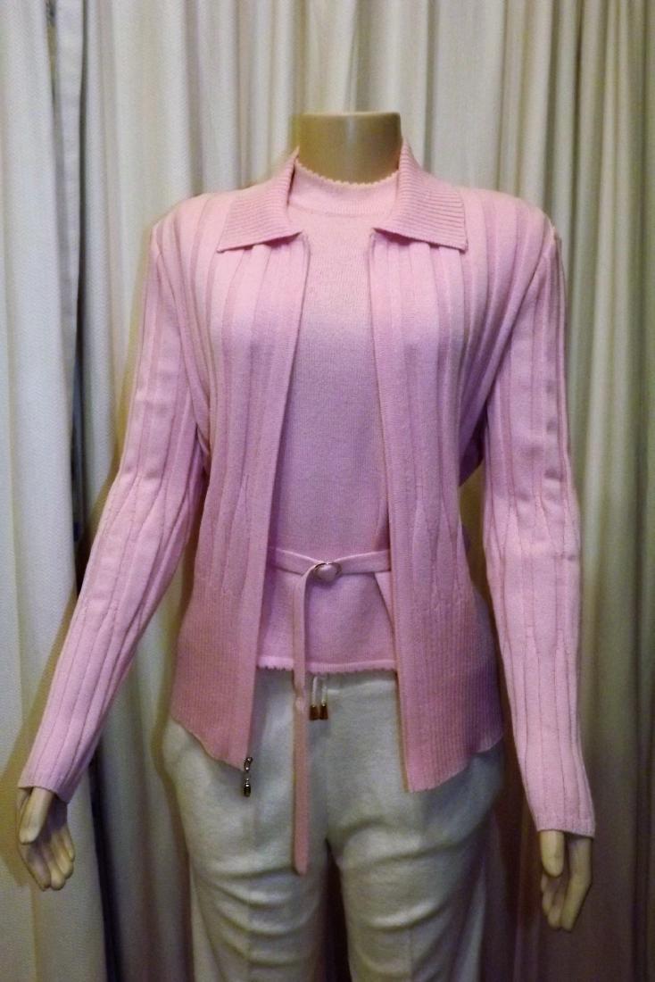 St John and Marie Bray Sweater Set in Pastel Pink, Size (1 of 2)
